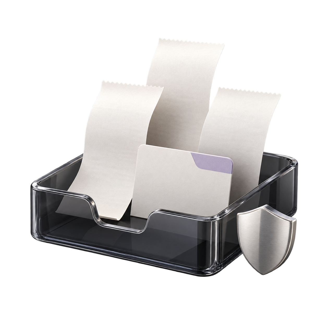 Illustration of a secure document intake